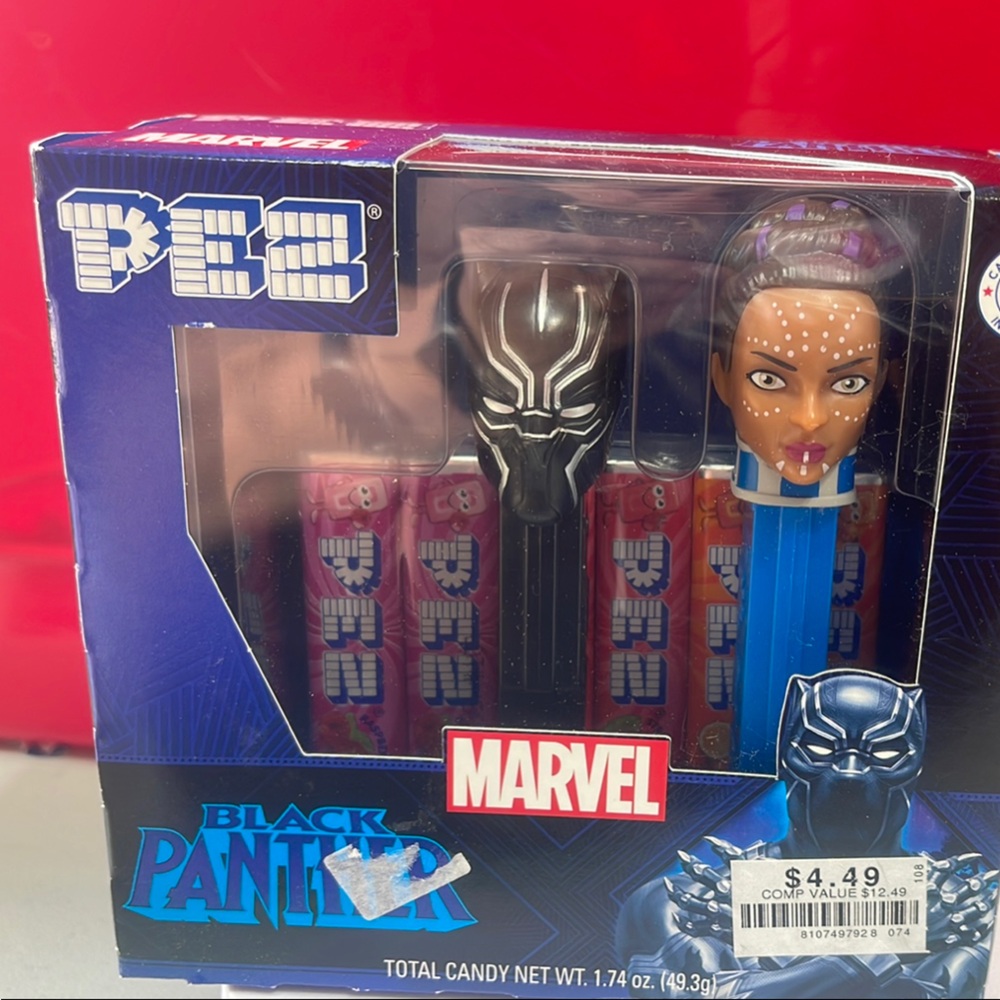 Marvel Black Panther PEZ Set NEW